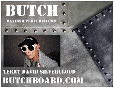 Queer Vancouver Visual Artist Terry David Silvercloud (Butch). Scroll down for more
information and links. This image is jiggling because you have your mouse pointer on it. Cool huh?. So... click on the image and I'll take you to my ART BLOG.